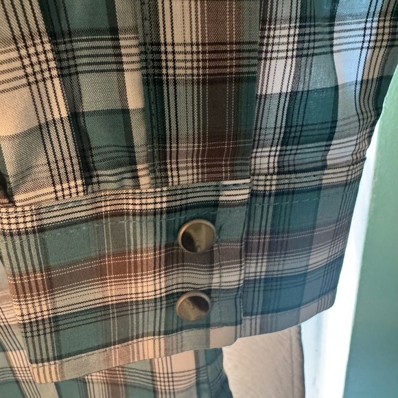 NWOT Boys Wrangler Retro Western Style Plaid Shirt Size L (10-12) - Picture 7 of 12